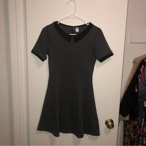 H&M Gray Collared Dress